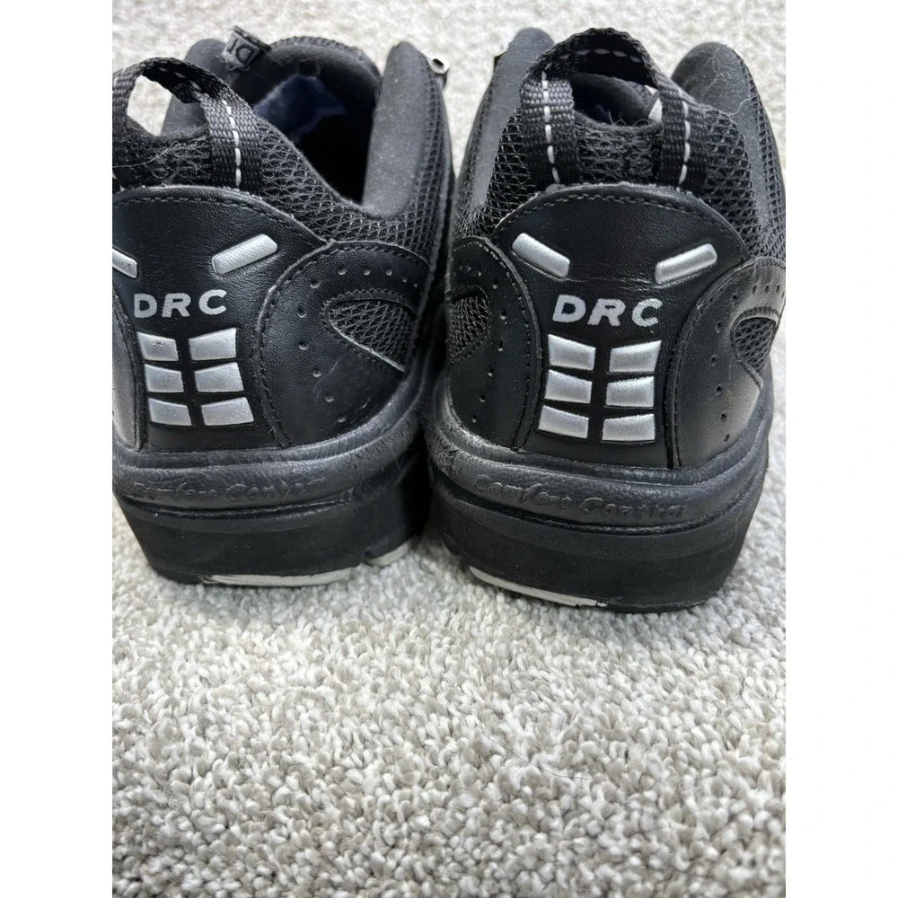 Dr.‎ Comfort DRC Men's 9.5 Black Diabetic Orthopedic Walking Shoes Extra Depth